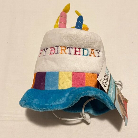 Martha Stewart Pets Dog Happy Birthday Hat Size Large Fashion Dog Apparel - Picture 5 of 14